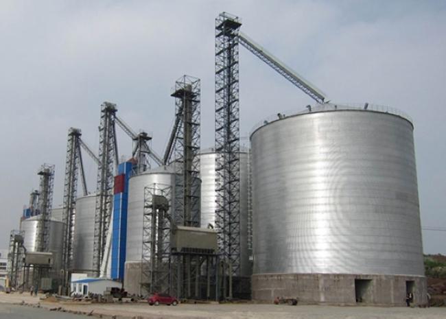 绛县大型钢板库构造参数及水泥储存质量